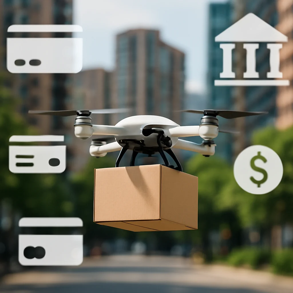 Cartões de Crédito e Bancos no Empreendedorismo de Logística com Drones Autônomos