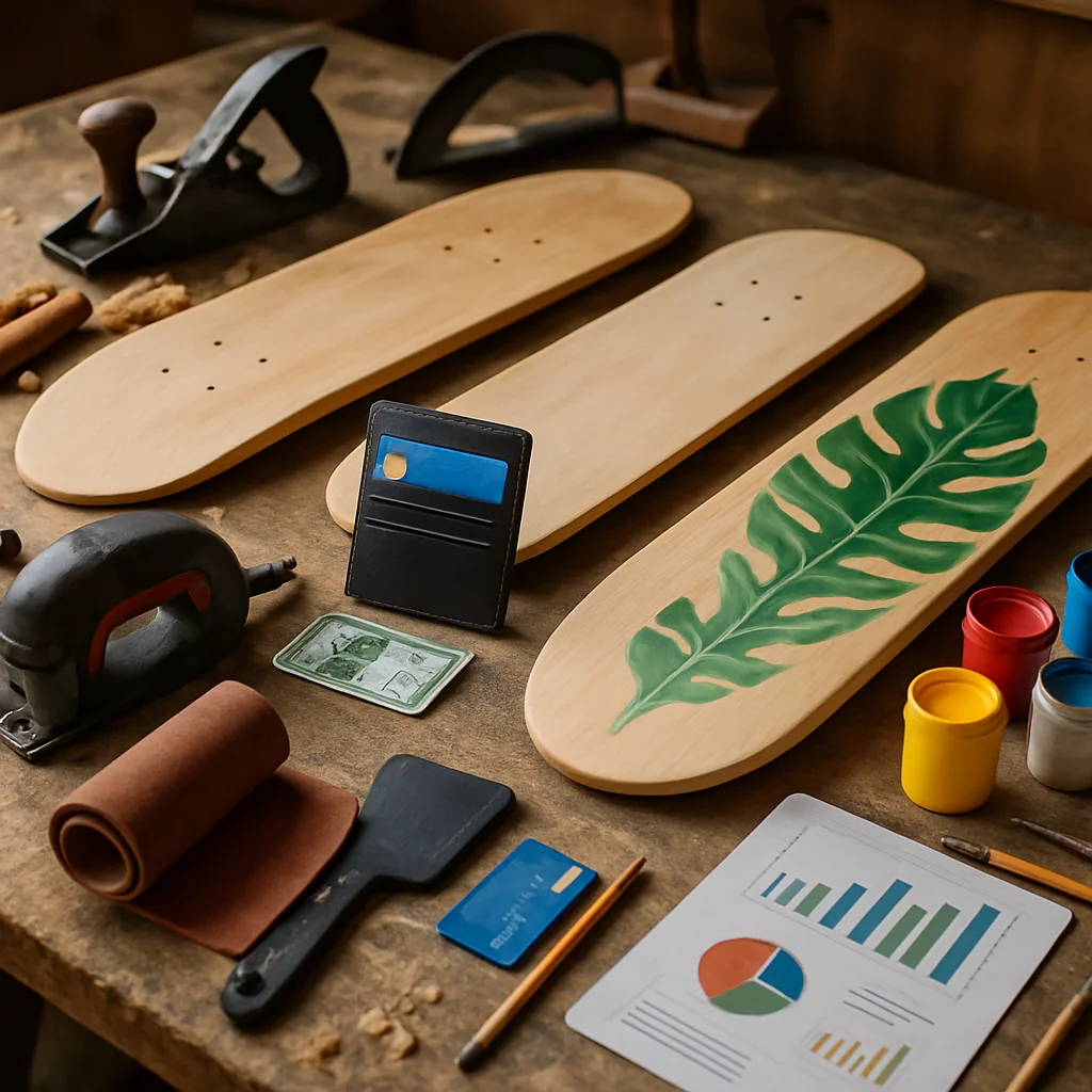 Cartões de Crédito e Financiamentos para Lançar um Side Hustle de Skateboards Personalizados