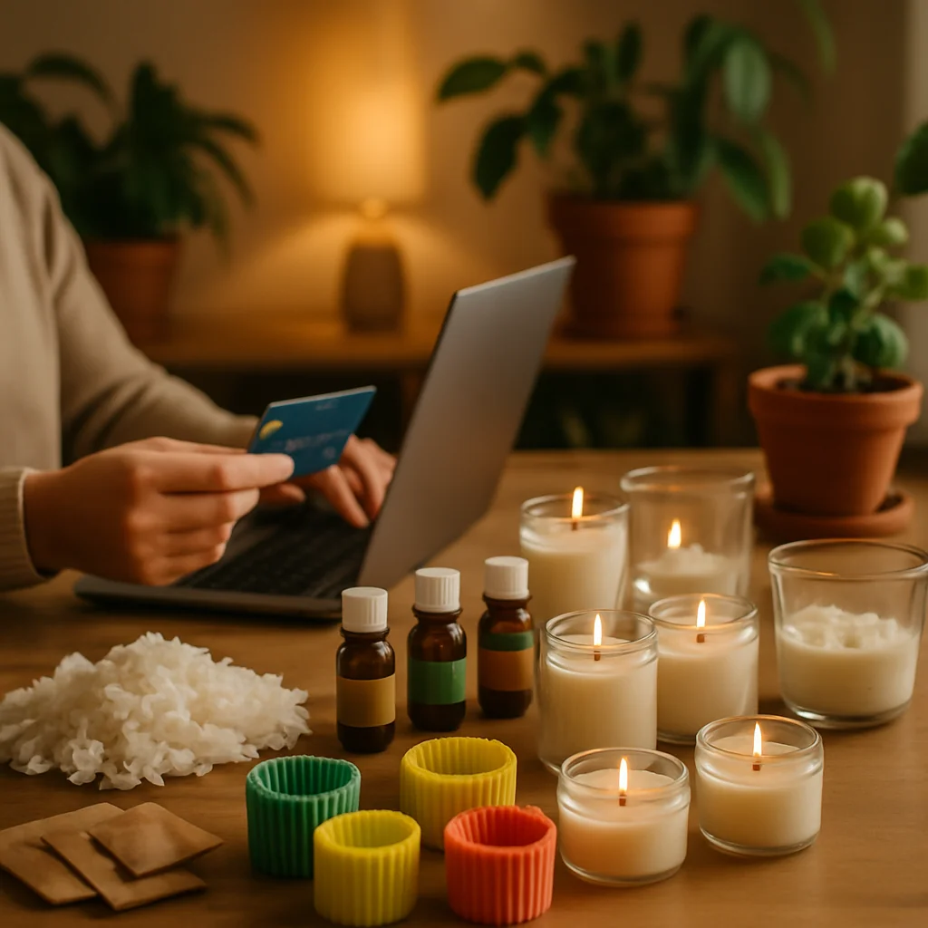 Cartões de Crédito e Financiamentos para Lançar um Side Hustle de Criação de Velas Aromáticas