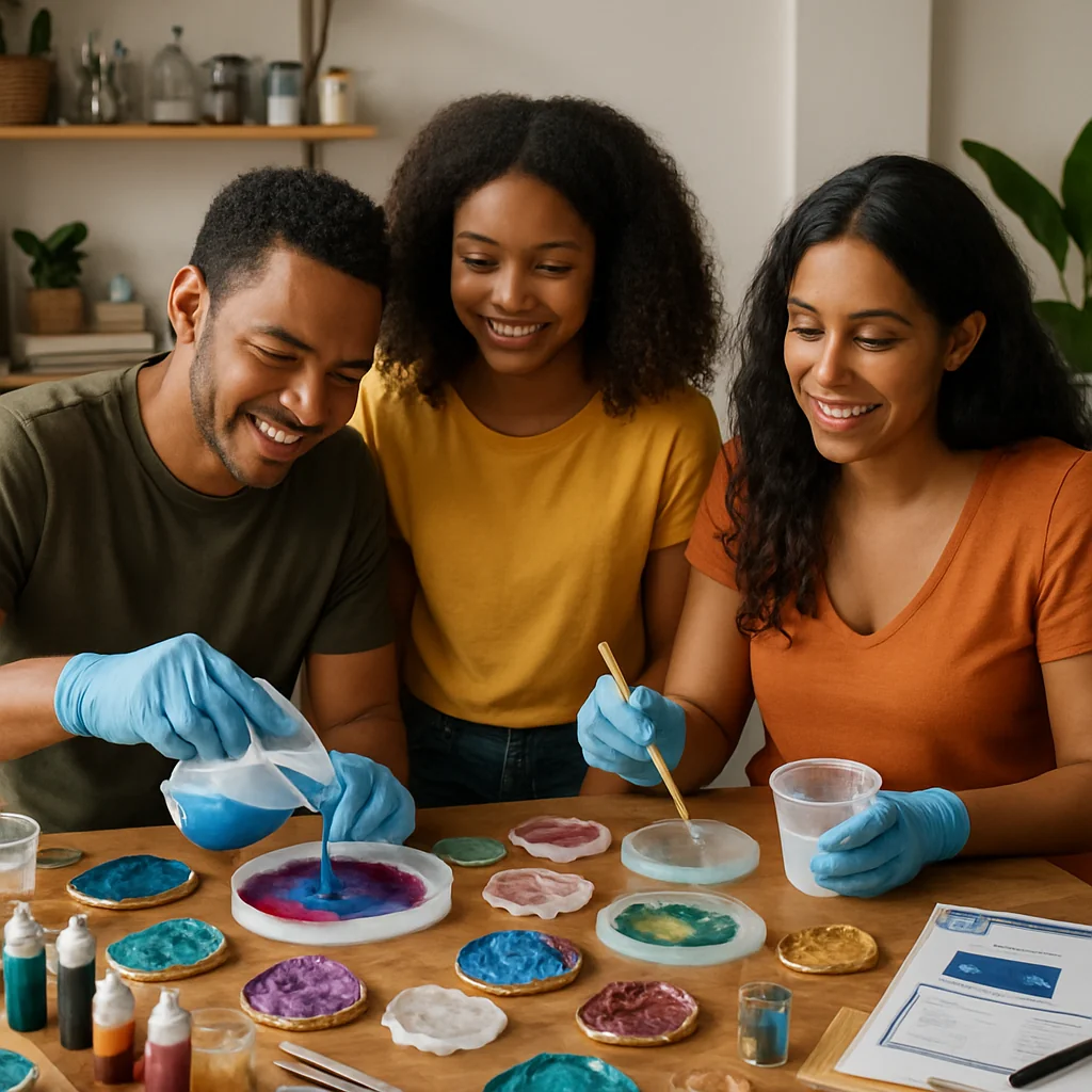 Cartões de Crédito e Financiamentos para Lançar um Side Hustle de Criação de Itens de Decoração com Resina Epóxi