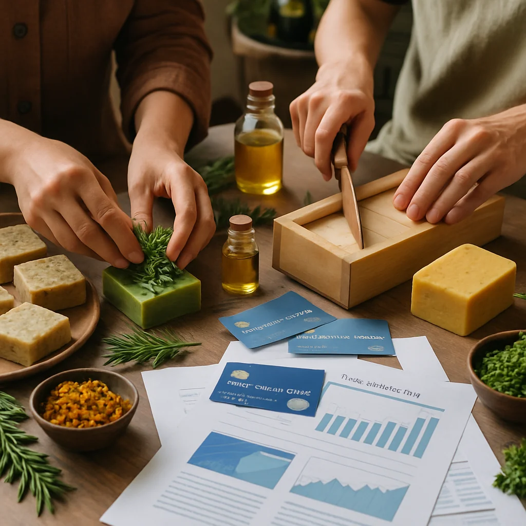 Cartões de Crédito e Financiamentos: Lançando um Side Hustle de Sabonetes Artesanais