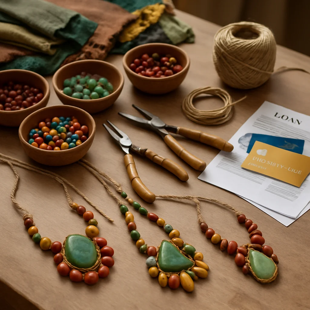 Cartões de Crédito e Financiamentos para Lançar um Side Hustle de Bijuterias Artesanais