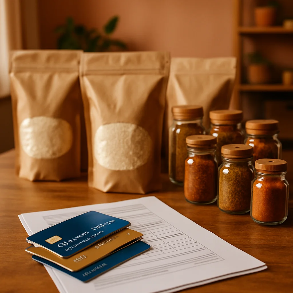 Cartões de Crédito e Financiamentos para Lançar um Side Hustle de Produção de Farinhas e Temperos da Caatinga